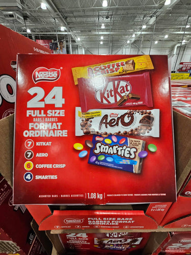 Image of Nestle Assorted Full Size Bars 24 Pack - 1 x 1.08 Kilos